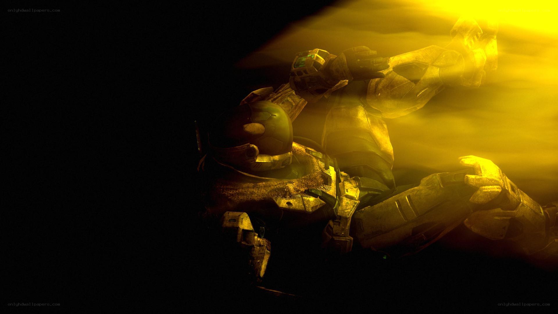 solo in golden light