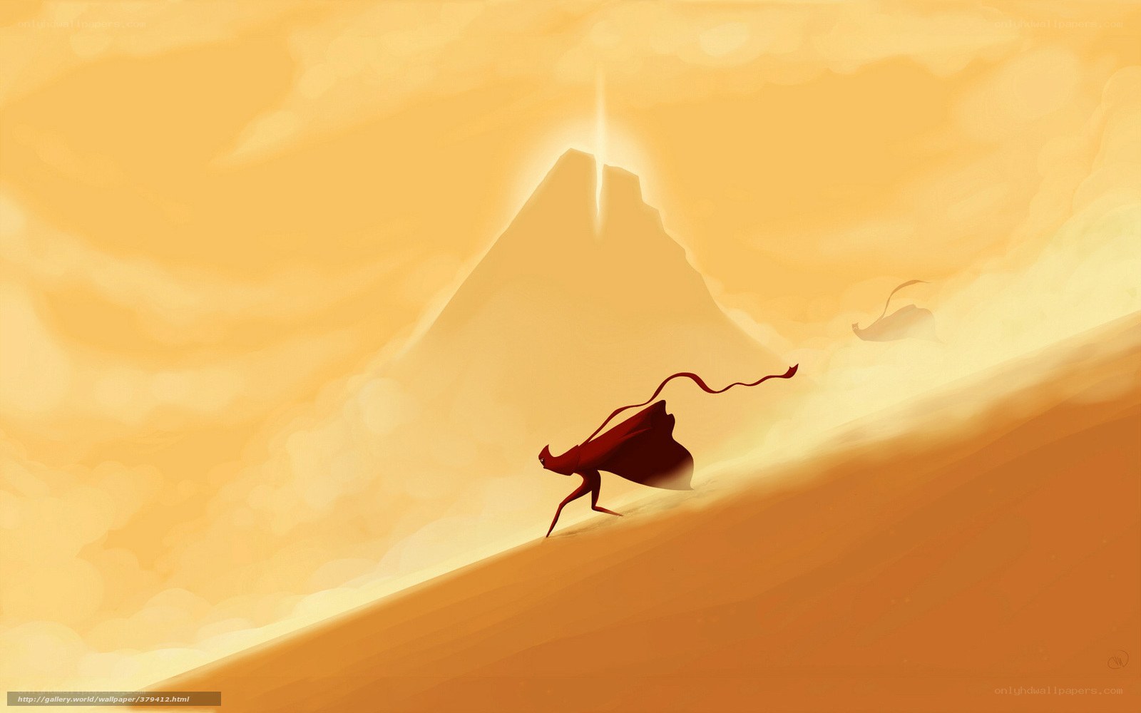 solo journey in the desert