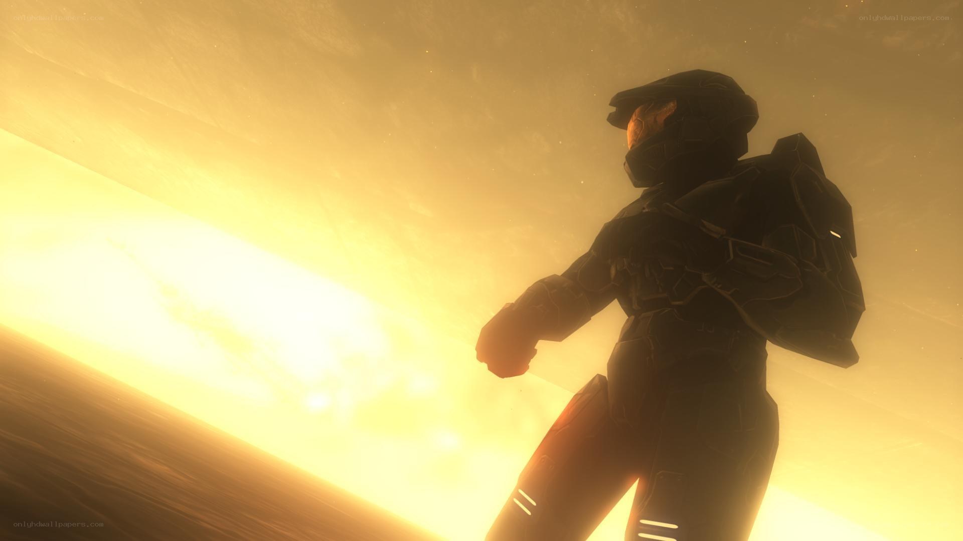 solo soldier at sunrise