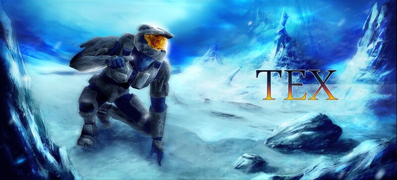 Solo Soldier in Armor — Blue, Dramatic