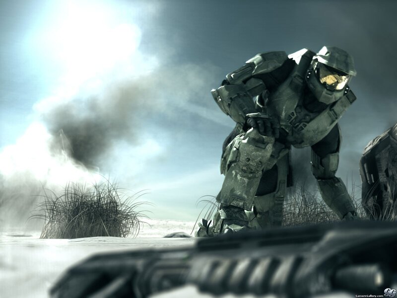 Solo Soldier in Armor — Gray, Dramatic, Digital Art