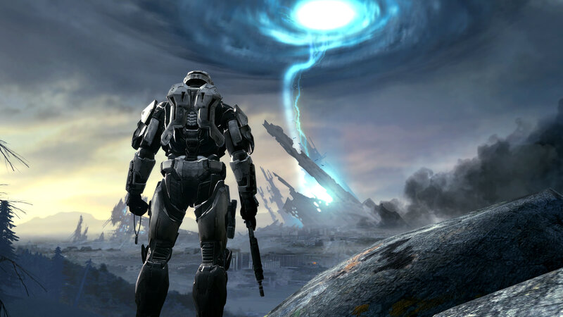 Solo Soldier in Armor — Gray, Dramatic, Sunset, 3d Render