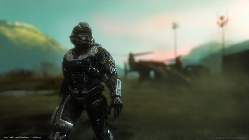 Solo Soldier in Armor — Green, Dramatic, Sunset