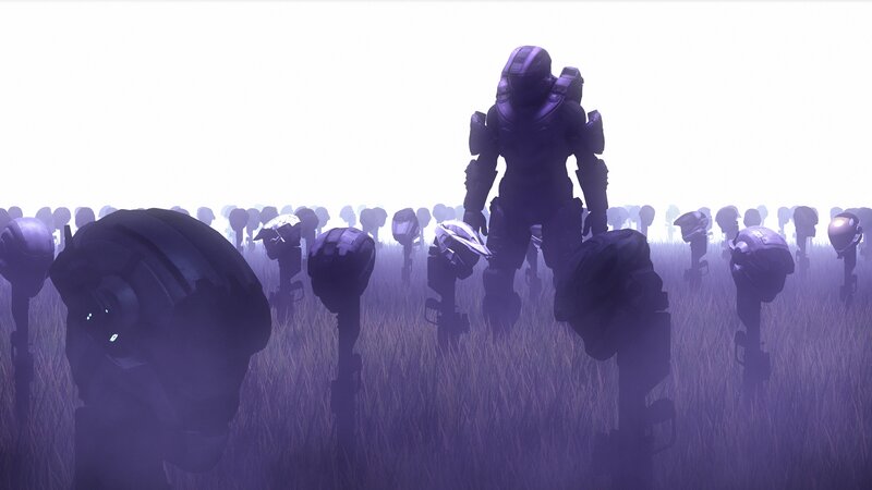 Solo Soldier in Field