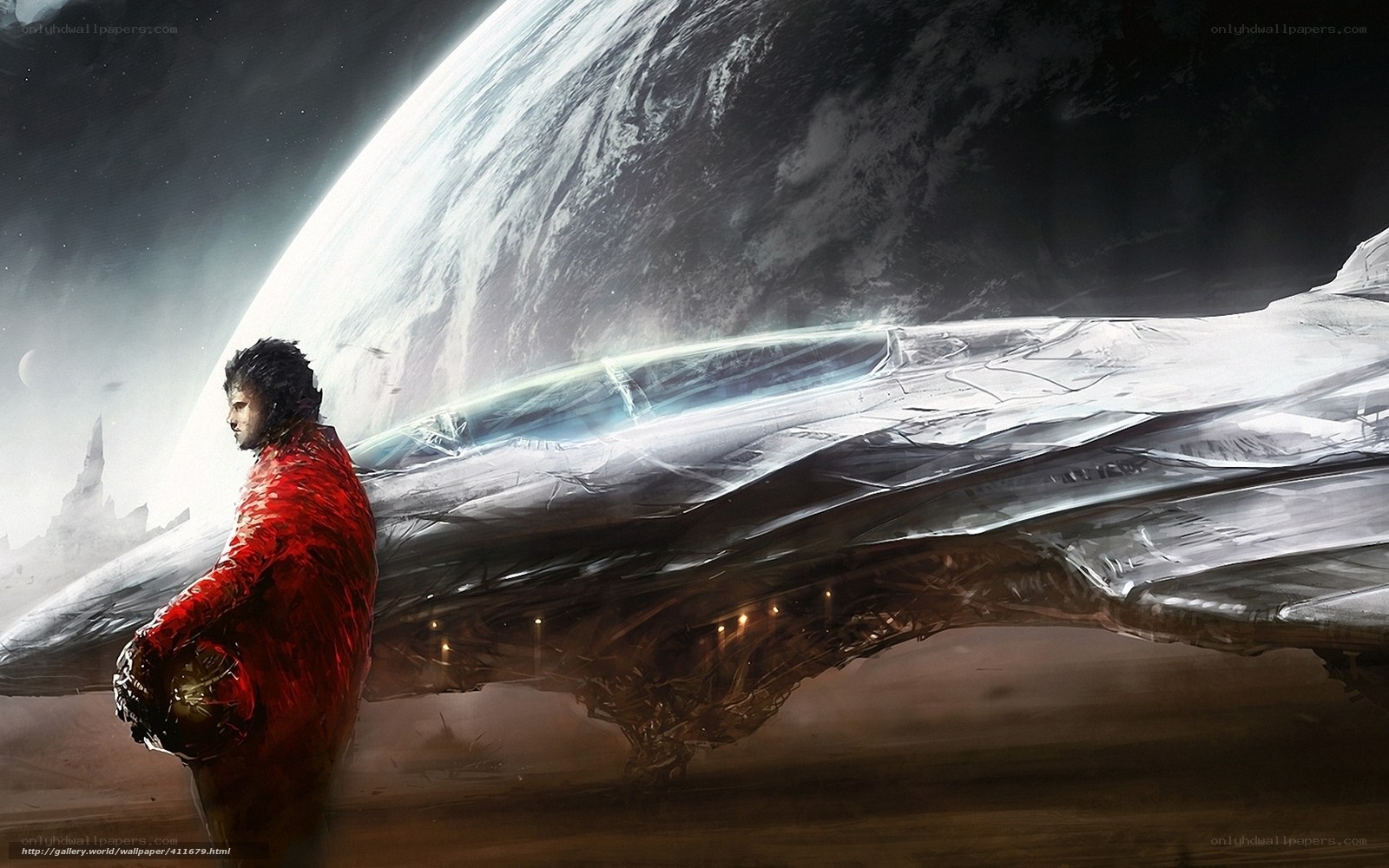 solo traveler on alien planet