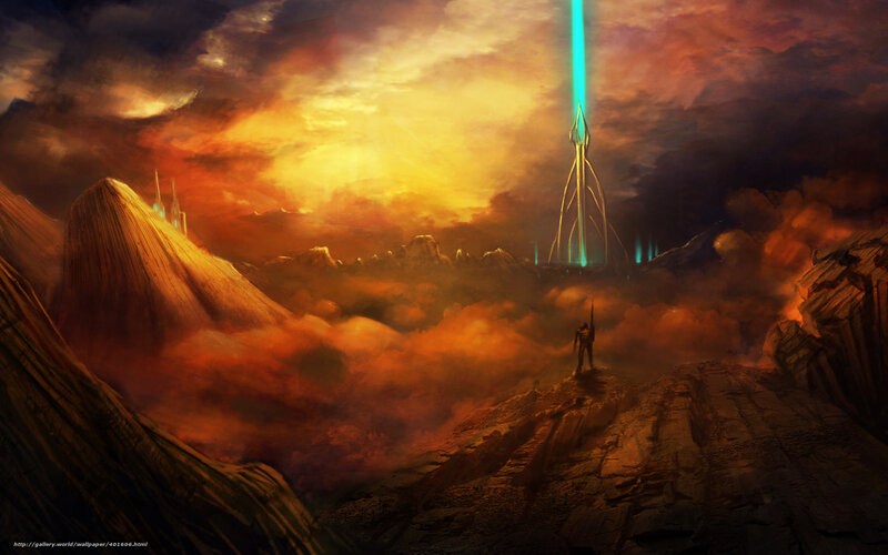 solo traveler on alien world