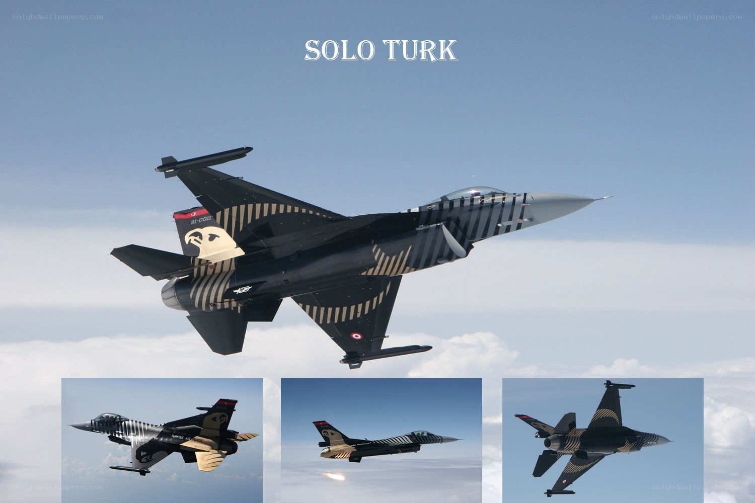 Solo Turk jet in flight