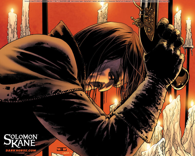 Solomon Kane in candlelight
