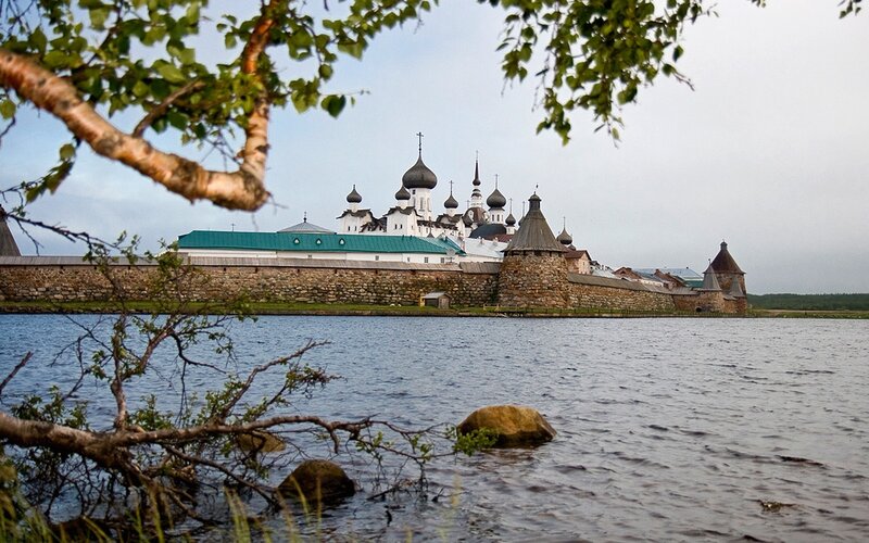 Solovetsky Monastery by the water