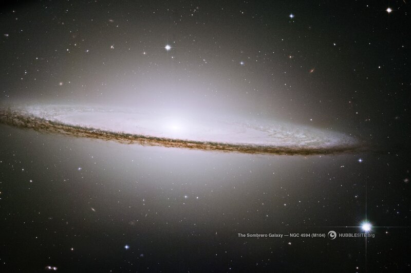 Sombrero Galaxy — Black