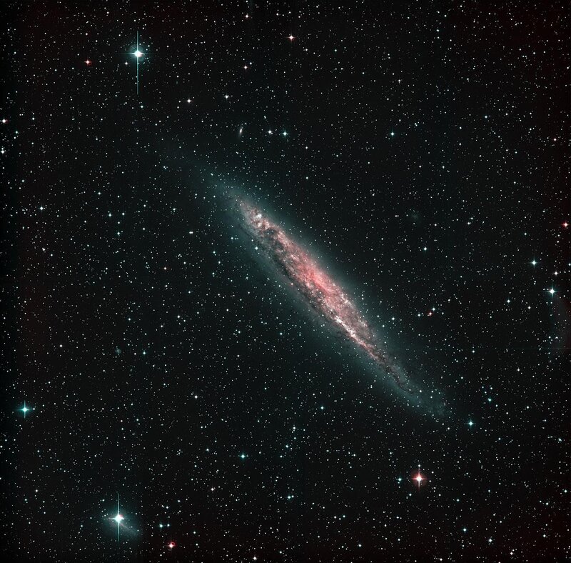Sombrero Galaxy in deep space