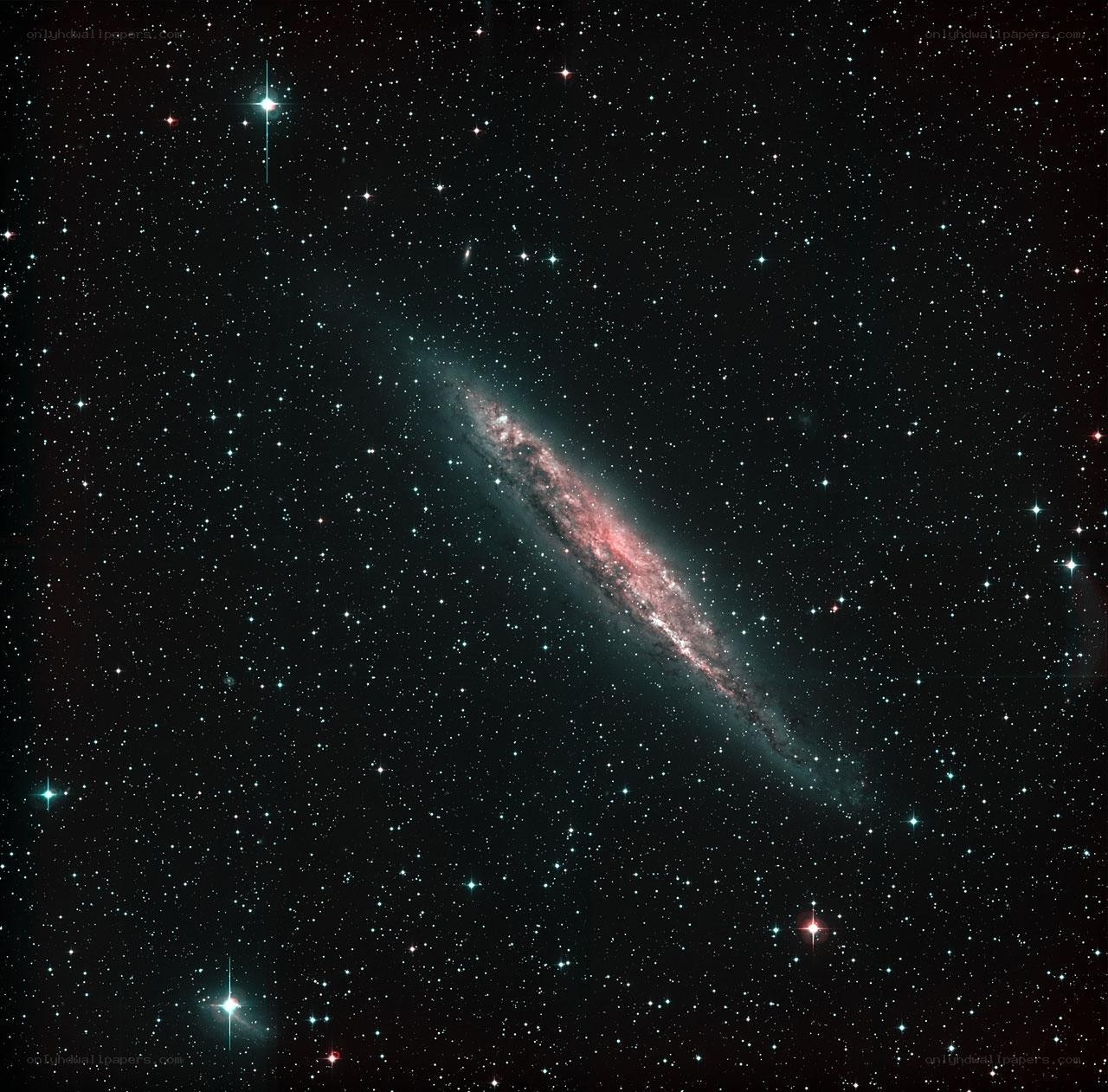 Sombrero Galaxy in deep space