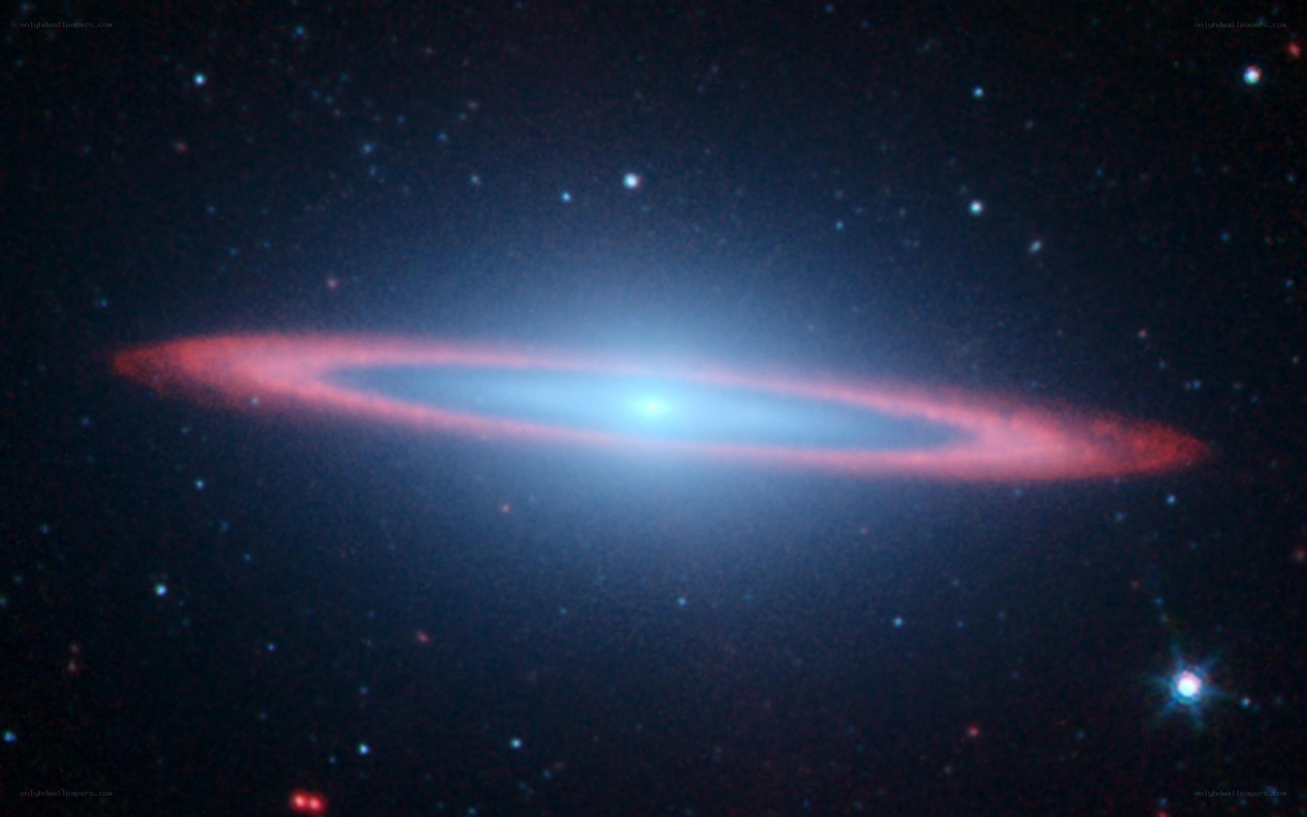 Sombrero Galaxy in space