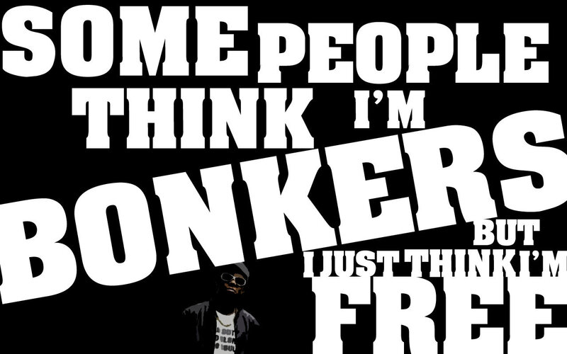 some people think i'm bonkers