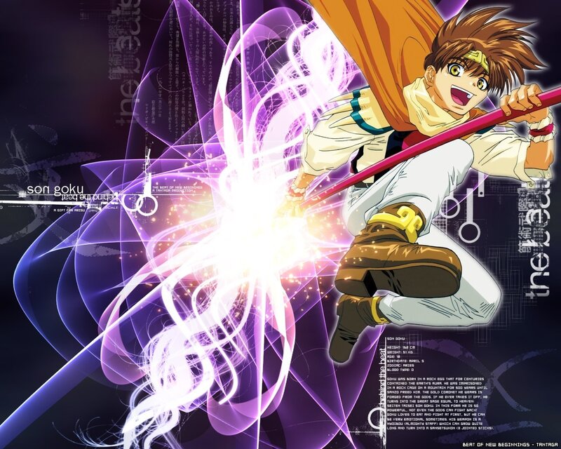 Son Goku in action