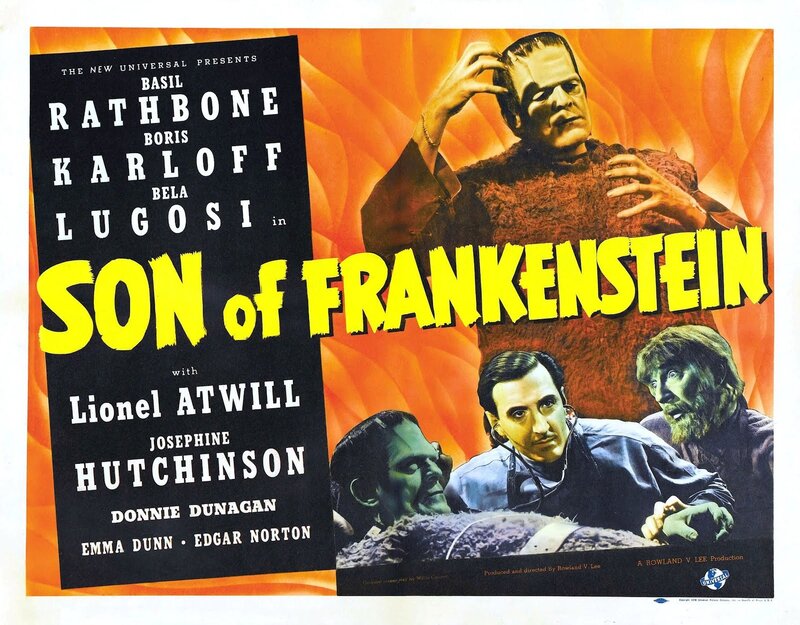 Son of Frankenstein movie poster