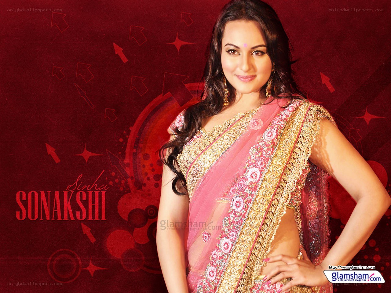 Sonakshi Sinha in a sari