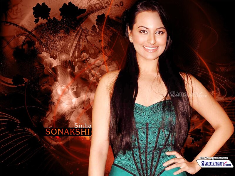 Sonakshi Sinha in green dress