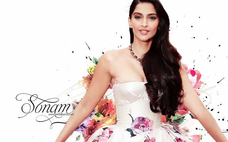Sonam Kapoor in floral dress