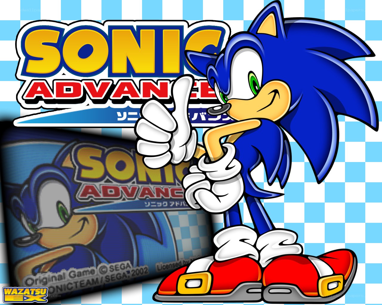 Sonic Advance artwork