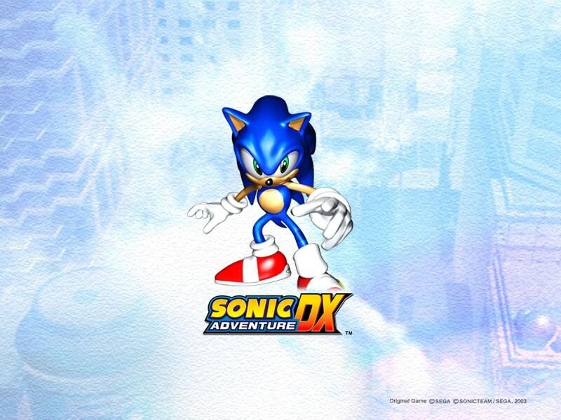 Sonic Adventure DX title screen