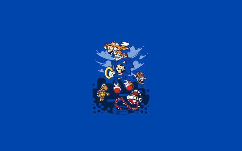 Sonic and friends artwork