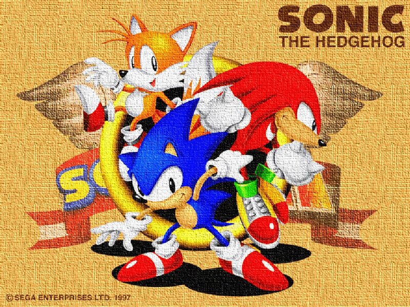 Sonic and Friends — Blue, Energetic, Digital Art, Tails