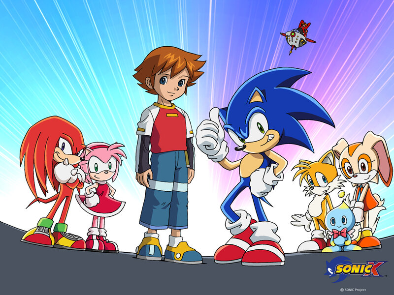 Sonic and Friends Group — Blue, Energetic, Anime
