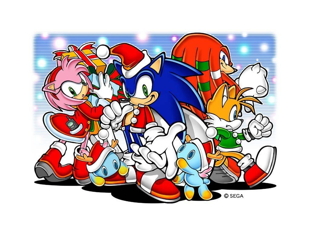 Sonic and friends holiday group