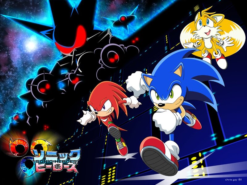 Sonic and Friends in Action — Blue, Dramatic