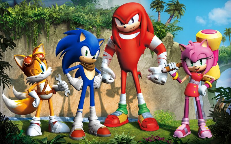 Sonic and Friends in Jungle — Blue, Adventurous