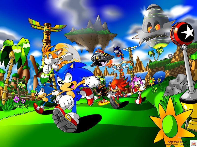 Sonic and friends in tropical adventure