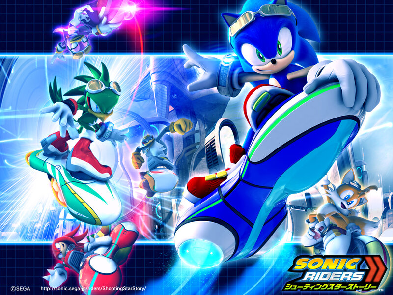 Sonic and Friends on Hoverboards