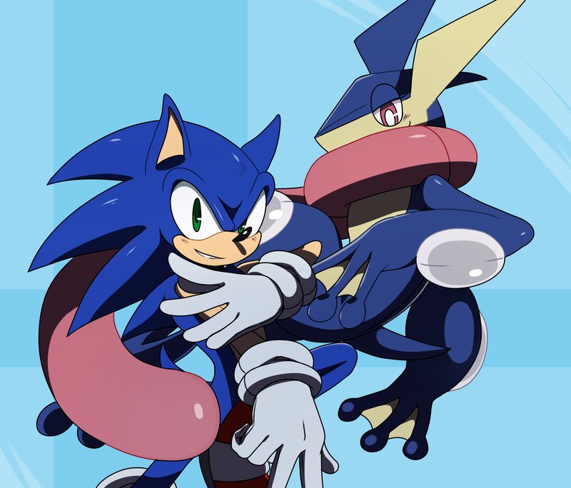 Sonic and Greninja