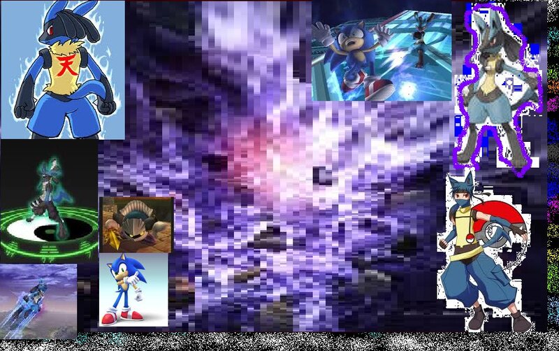 Sonic and Lucario Characters