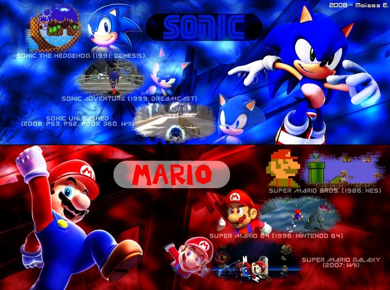 Sonic and Mario Characters