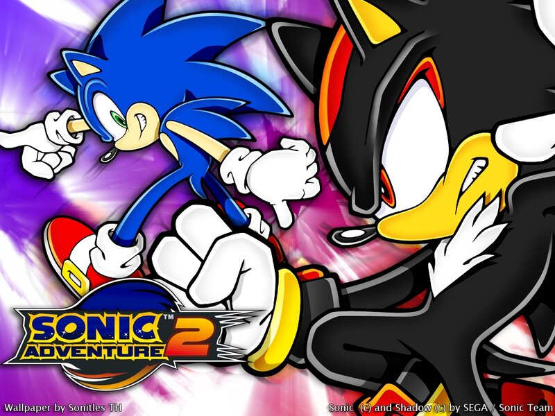 Sonic and Shadow Fighting — Blue