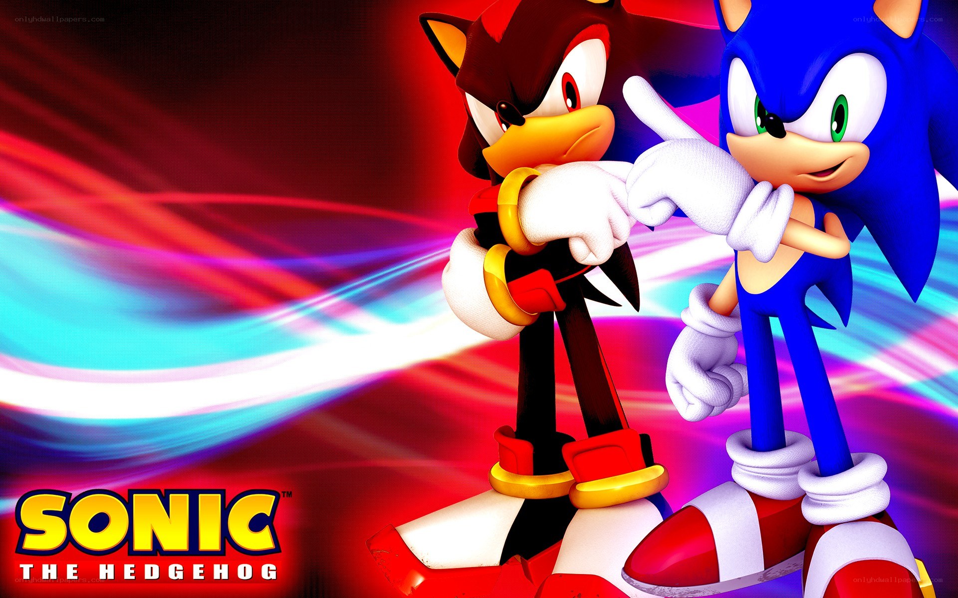 Sonic and Shadow together