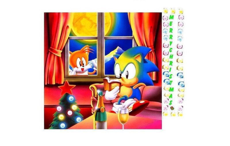 Sonic and Tails celebrate Christmas