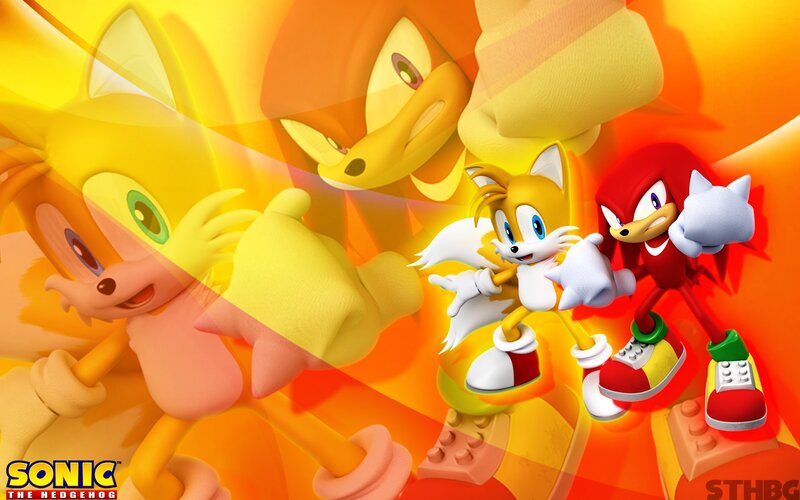 Sonic and Tails in action