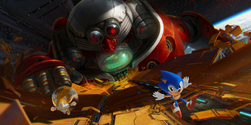 Sonic and Tails in Space