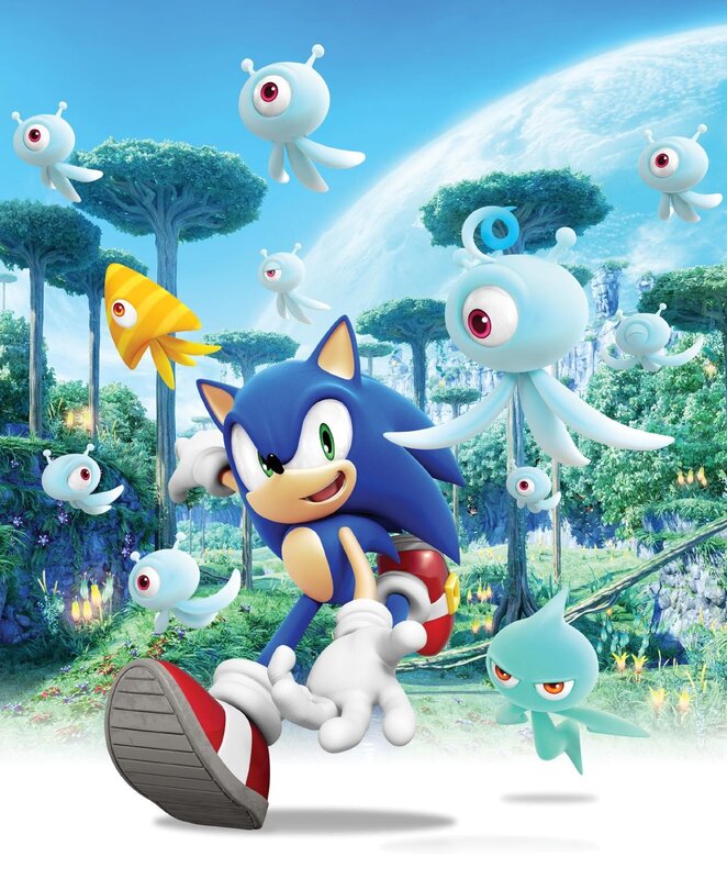 Sonic and the alien creatures