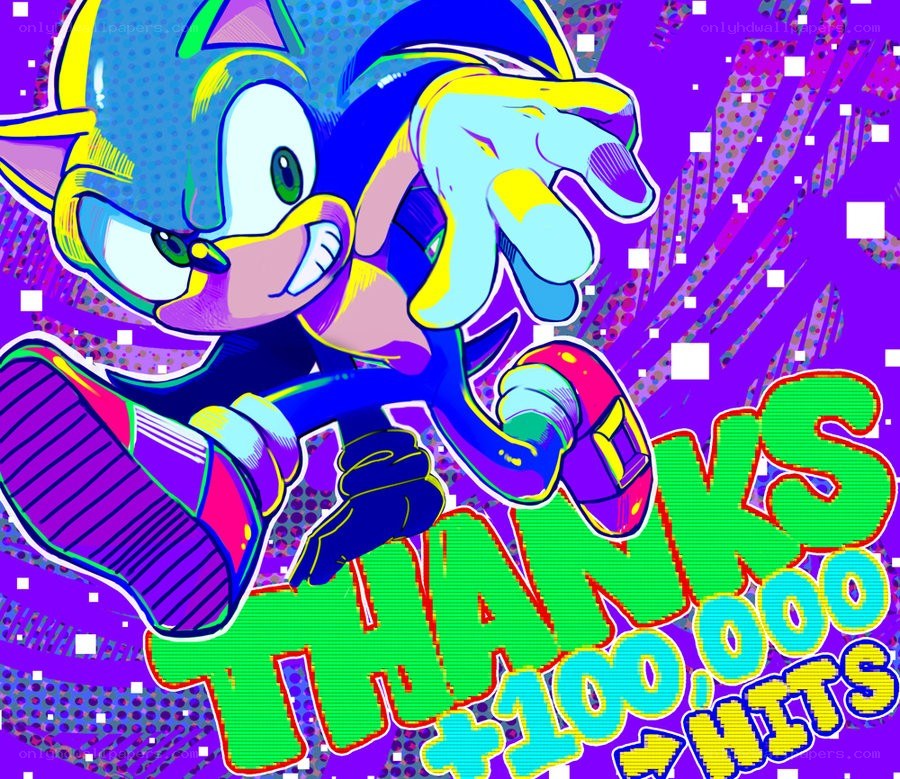 Sonic celebrates 100k hits