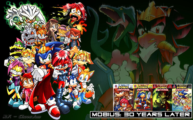 Sonic characters and Mobius: 30 Years Later