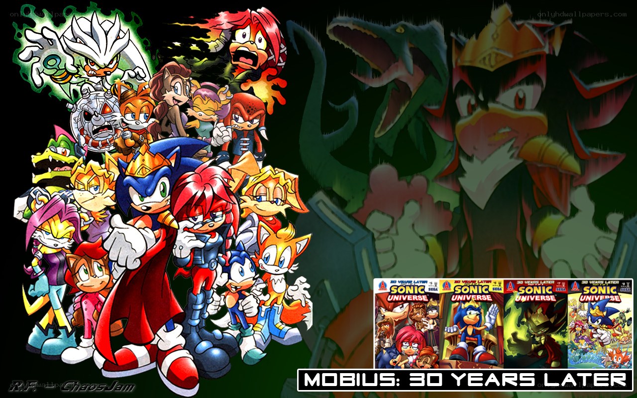 Sonic characters and Mobius: 30 Years Later