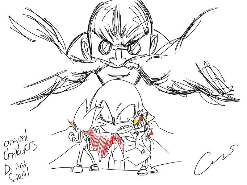 Sonic characters in conflict