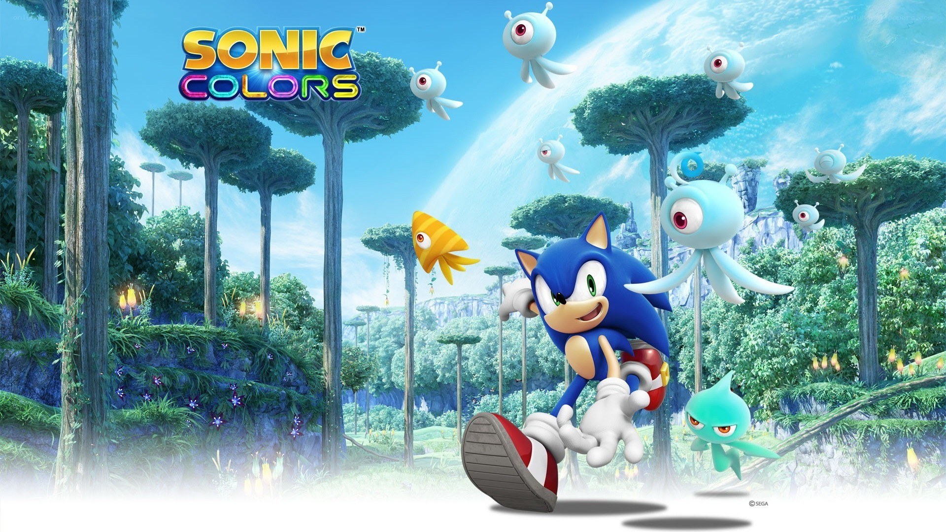 Sonic Colors game art