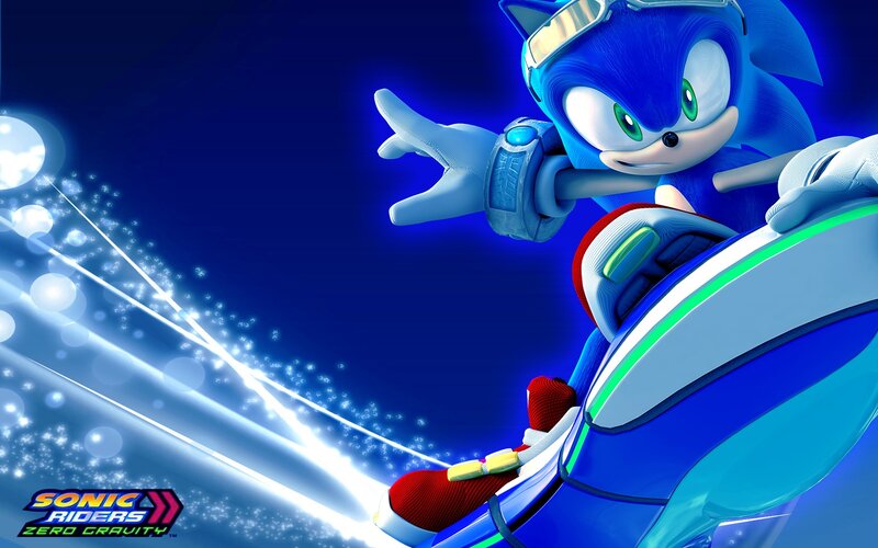 Sonic on a Hoverboard — Blue