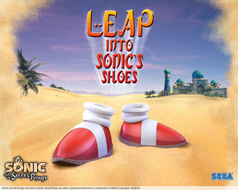 Sonic's Shoes in Desert