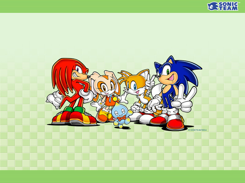 Sonic Team characters together